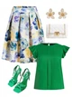 Жіночий Костюм (блуза+спідниця) SHEIN 923325-1 2XL комбінований (2000005279522) - зображення 2