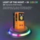 Ліхтар ручний YEMAO YM-M18 TG+2UV+SMD, RGB, датчик руху, Li-Ion акумулятор, ЗП Type-C, магніт, кліпса - зображення 4