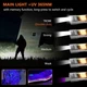 Ліхтар ручний YEMAO YM-M31-UV P50, УФ, SMD RGB, Li-Ion акумулятор, ЗП Type-C, магніт, затискач - зображення 9