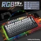 Ігрова клавітура Attack shark x85 Pro Black gradient 4000mAh, 75%, Hot-Swap, RGB, 2.4GHz/Bluetooth/USB - зображення 12