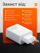 Блок живлення 45W адаптер для смартфона швидка зарядка мережна USB зарядний пристрій для телефону універсальний блочок Xiaomi - зображення 2