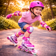 Детские ролики Superpower Pink 38–42 - изображение 3