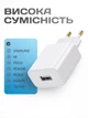 Зарядний пристрій 18W блок живлення для телефону USB адаптер для смартфона зарядка мережна універсальна блочок Blackview - зображення 3
