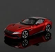 Колекційна металева модель автомобіля Ferrari 12Cilindri Bburago деталізована, червона 1:24 - зображення 5