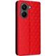 Чохол Deexe Rhombus Book для Xiaomi Poco X8 Pro - Red - зображення 7