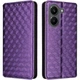 Чохол Deexe Rhombus Book для Xiaomi Poco X8 Pro - Purple - зображення 1
