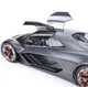 Коллекционная детализированная металлическая модель автомобиля Lamborghini Terzo Millennio Bburago серая 1:24 - изображение 5