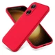 Чохол Fiji Full Soft Premium для Oppo A98 5G (CPH2529) протиударний бампер з мікрофіброю Red - зображення 1