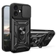 Чохол Fiji Camera Defence для Apple iPhone 16 бампер із захистом камери та підставкою Black - зображення 1