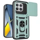 Чохол Fiji Camera Defence для Poco F8 Pro бампер із захистом камери та підставкою Green - зображення 1