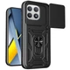 Чехол Fiji Camera Defence для Poco F8 Pro бампер с защитой камеры и подставкой Black - изображение 1