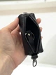 Ключница из натуральной гладкой кожи MINI (черная) - изображение 6
