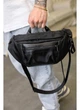 Чоловіча тканинна поясна сумка бананка SAMBAG Чорний (549303821) - зображення 13
