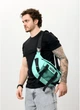 Большая мужская поясная сумка бананка Sambag DynamicDart мятная(SB_9609AF496D80) - изображение 2