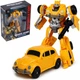 Робот трансформер Bumblebee Жук зі зброєю, 17 см, іграшка Transformer машина робот для дітей - зображення 2