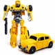 Робот трансформер Bumblebee Жук зі зброєю, 17 см, іграшка Transformer машина робот для дітей - зображення 3