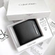 Чоловічий гаманець CALVIN KLEIN натуральна шкіра Чорний 11,5 × 9,5 см (LUX1419) - зображення 5