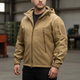 Куртка ESDY Softshell софтшелл, тактическая 01. Койот 4XL - изображение 2