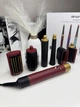 Стайлер для волос 6в1 Airwrap HS08 Red Velvet / Gold+ расческа фуксия - изображение 2