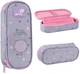 Пенал шкільний Kite Cute Monster 22x8.5x4.5 см Сірий (K26-599-17) - зображення 5