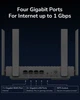 Беспроводной маршрутизатор Cudy Wi-Fi 6 2,4 ГГц 5 ГГц 4 антенны 200х117х35 мм черный (682236) - изображение 3