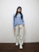 Спортивные штаны женские Uniqlo 996955793 L Молочные (1159858367) - изображение 4