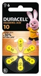 Батарейка DURACELL Hearing Aid 10 6 шт. (5017063//5007510/5011445) - зображення 2