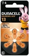 Батарейка DURACELL Hearing Aid 13 6 шт. (5017065/5011447/5007513) - зображення 2