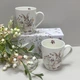Набор чашек фарфоровых 2 шт. 350 мл d-8,5 см, h-10 см Spring Story BonaDi K219 - изображение 1