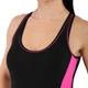 Женский слитный купальник SP-Sport 7968 размер XL (48-50) Black-Pink - изображение 3