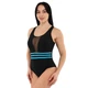 Женский слитный купальник SP-Sport 7679 размер XS (40-42) Black-Blue - изображение 1
