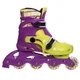 Роликовые коньки раздвижные с комплектом защиты Zelart 2920-2 размер 35-38 Purple-Yellow - изображение 4