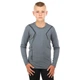 Рашгард дитячий футболка компресійна Zelart 510 розмір 26 (130-140см) Grey - зображення 1