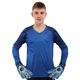 Форма футбольного вратаря детская форма вратарская SP-Sport 0120 рост 160-170см Blue-Black - изображение 3
