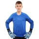 Форма футбольного вратаря детская форма вратарская SP-Sport 7512 рост 130-140см Blue-Black - изображение 3