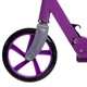 Самокат двухколесный складной с колесами 200мм Scooter 2032 Purple-Black - изображение 4