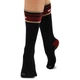 Носки для йоги с закрытыми пальцами гольфы Bloom Yoga Socks 7150 размер 36-41 Black-Burgundy - изображение 3