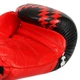 Перчатки боксерские кожаные на липучке Fistrage Fight Gear 7828 размер 14 унций Red-Black - изображение 5