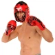 Перчатки боксерские кожаные на липучке Fistrage Fight Gear 79211 размер 10 унций Red-Black - изображение 7