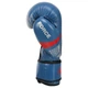 Перчатки боксерские кожаные на липучке Fistrage Fight Gear 7804 размер 10 унций Blue-Red - изображение 4