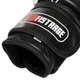 Перчатки боксерские кожаные на липучке Fistrage Fight Gear 7862 размер 12 унций Black-White - изображение 5