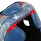 Шлем боксерский кожаный с полной защитой Fistrage 7810 размер M Blue-Silver - изображение 5