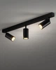 Світильник поворотний, спот TK Lighting 10634 Amis GU10 3x10W IP20 чорний - зображення 3