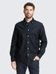 Джинсовая рубашка Tom Tailor 1050046 2XL Темно-синяя - изображение 2