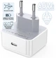 Швидка зарядка 60W для iPhone iPad MacBook Samsung мережевий зарядний пристрій Type-C PD Power Adapter PD 3.0 блок живлення для ноутбука та смартфона адаптер для телефона 60 Ват White Pavlysh CH-60 - зображення 1