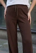 Штаны Спортивные Женские Стаф Кофейные Удобные Для Тренировок Staff Afi Brown XS (387459) - изображение 3