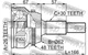ШРУС LEXUS RX (_U3_) / LEXUS ES (_V4_) / TOYOTA CAMRY (_V4_) / TOYOTA VENZA (_V1_) 2003-2018 г. - изображение 1