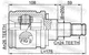 ШРУС TOYOTA CAMRY (_V3_) / TOYOTA SOLARA (_V3_) / TOYOTA AVENSIS (_T25_) 2000-2009 г. - изображение 4