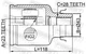 ШРУС MAZDA 3 (BK) / MAZDA 626 (GF) 1997-2009 г. - изображение 4