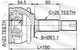 ШРУС TOYOTA VERSO (_R2_) / TOYOTA AURIS (_E18_) / TOYOTA AVENSIS (_T27_) 2006-2019 г. - изображение 4